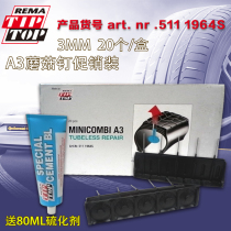 Tippo 3mm mushroom nail A3 integral mushroom nail promotion 20 delivery 80ml vulcanizing agent