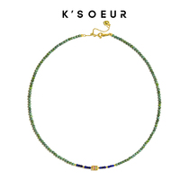 (Turquoise Lapis Necklace) Turquoise Yunxi S925 Silver Lapis Necklace Certificate Gift Box Diversity