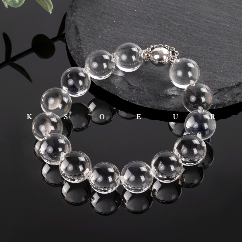 Sister K Ksoeur【Floating Water Bubble】White Crystal Ox Nose Bracelet, Diverse, Comes with Certificate and Gift Box Sister K Ksoeur【Floating Water Bubble】White Crystal Ox Nose Bracelet, Diverse, Comes with Certificate and Gift Box