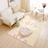 Двусторонний складной мультяшный игровой коврик из ПВХ для ползания для спальни