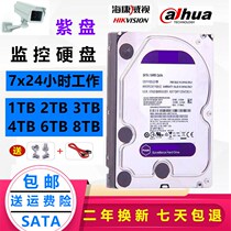 Hikvision monitoring dedicated hard disk 1t 2t 3t 4t 6t 8TB purple disk 3 5-inch mechanical video recorder disk