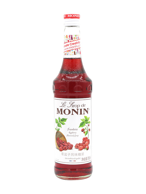 Monin Raspberry Flavored Syrup 700ml Cranberry Raspberry Syrup Sparkling Coffee Cocktail