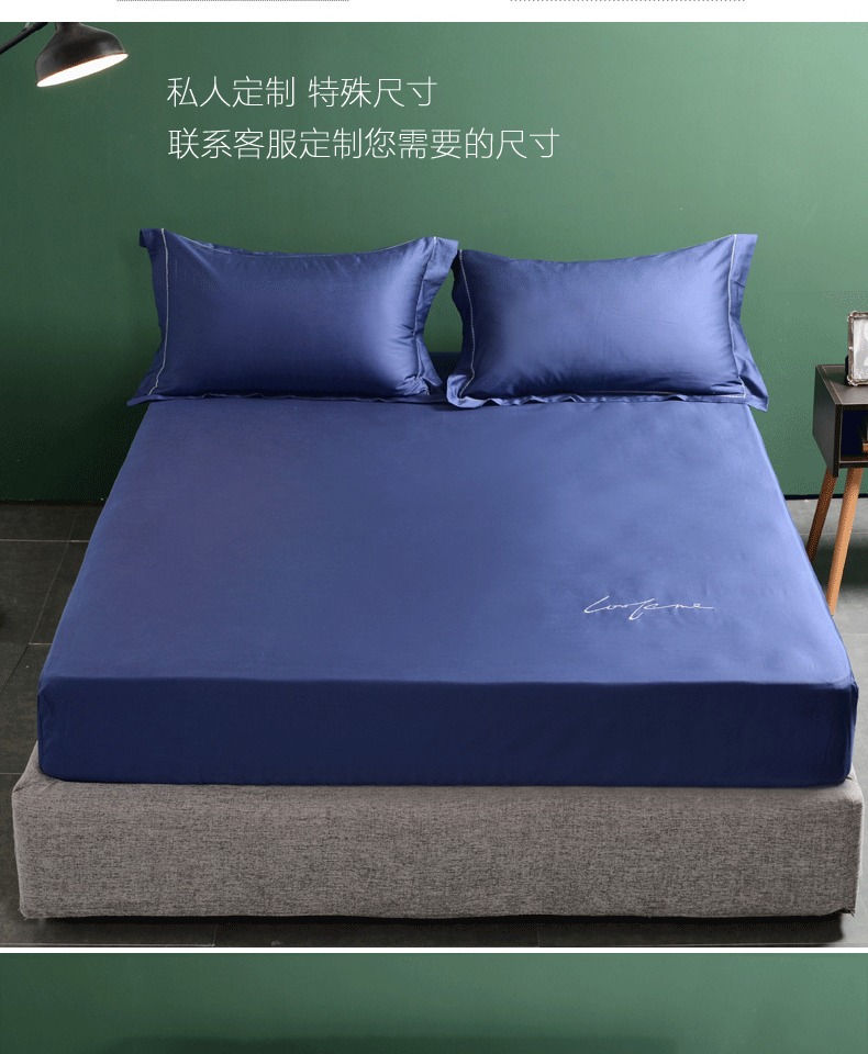 60 chiếc giường cotton cotton một miếng bông đôi dài 1,8 m bông chủ yếu trải giường bằng vải bông Simmons - Trang bị Covers ga trải giường chun đẹp	