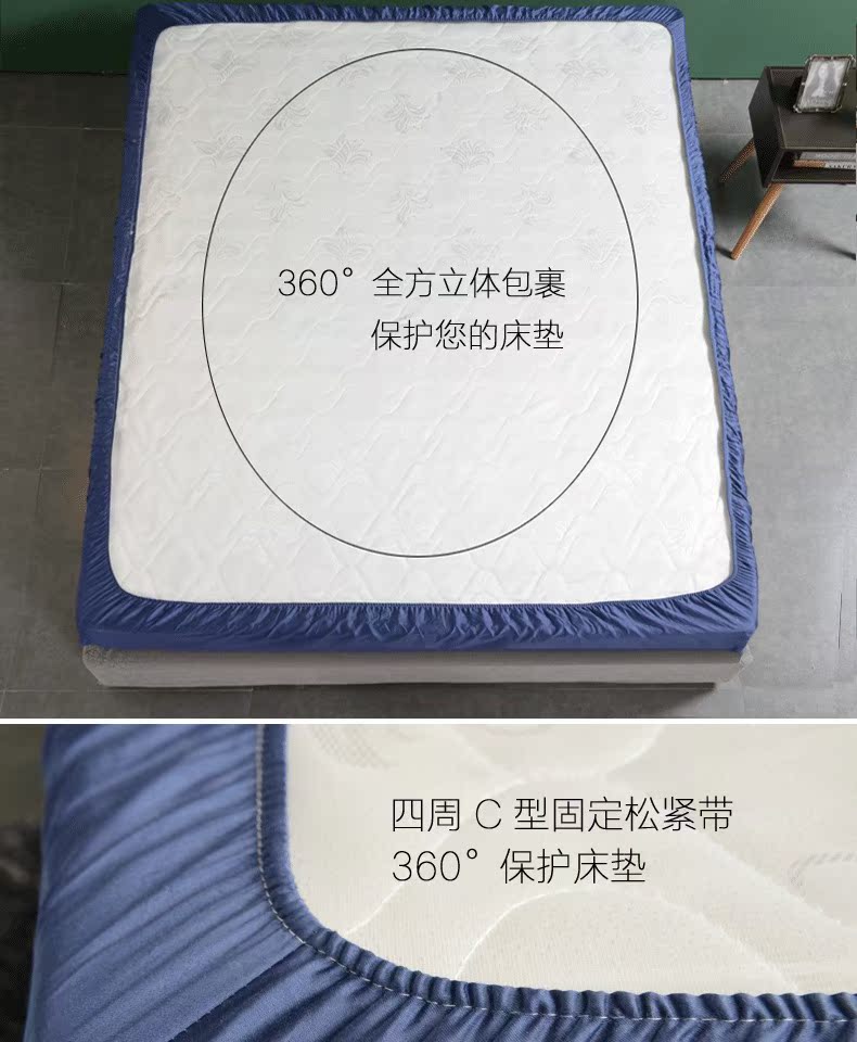 60 chiếc giường cotton cotton một miếng bông đôi dài 1,8 m bông chủ yếu trải giường bằng vải bông Simmons - Trang bị Covers ga trải giường chun đẹp	