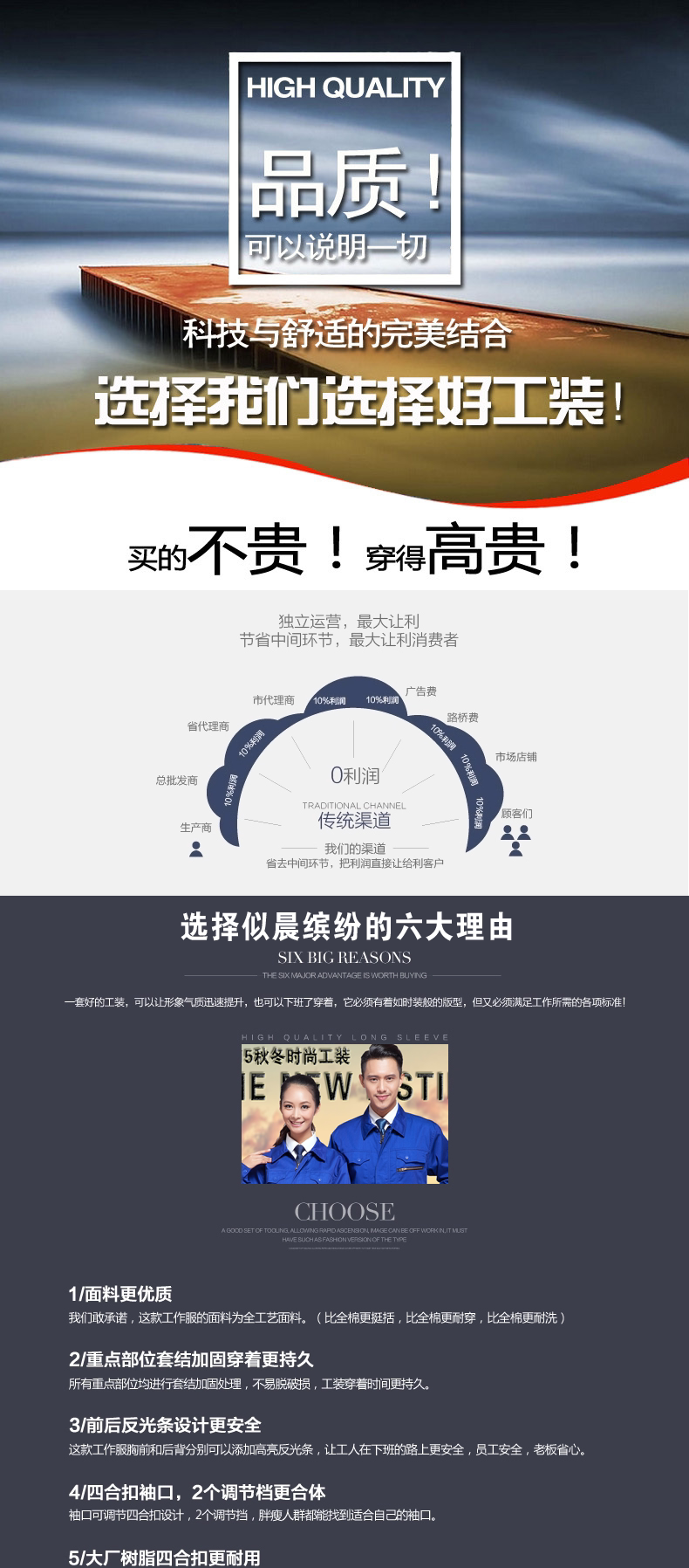 Vêtement de mécanicien en coton - Ref 1915895 Image 5