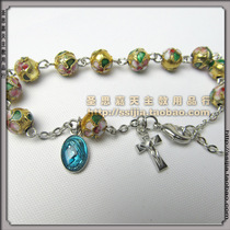 Rosary Rosary-Cloisonne Handset Rosary (gold)