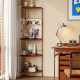 Middle-aged solid wood corner shelf sofa corner cabinet bookcase