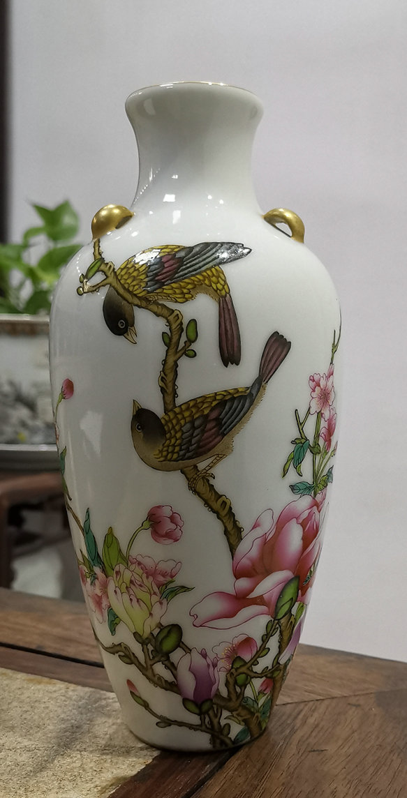 中国美術 色絵 草花紋 盤 φ21.5cm 乾隆年製(LC261) - メルカリ