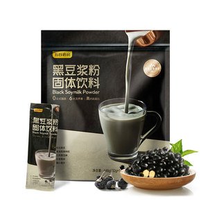 五大黑色食材，0添加，以黑养黑~ 五谷磨房 黑之养 黑豆豆浆粉 448g