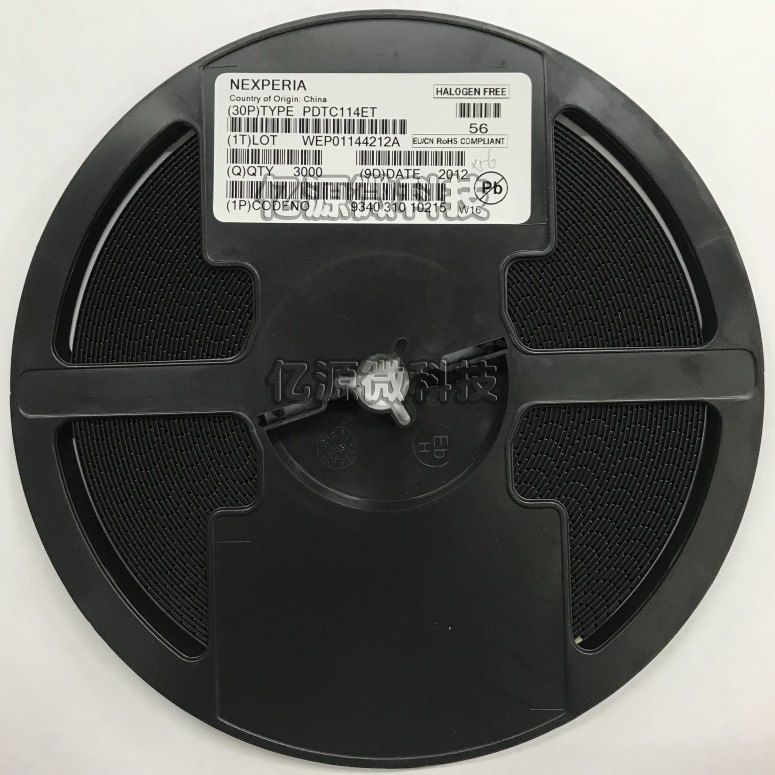 PDTC144ET printed W08 patch triode SOT-23 original