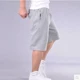 Trung niên và béo cộng với quần short XL chất béo quần thể thao nam mỏng cotton rộng mỡ thừa quần lớn