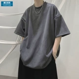 Tide, летняя базовая ретро футболка для отдыха, короткий рукав, изысканный стиль, в американском стиле