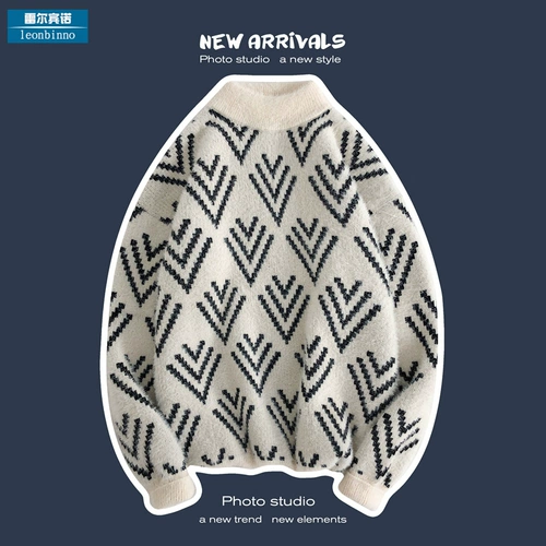 Демисезонная стрела, свитер, трикотажный кардиган, приятная телу куртка, круглый воротник, оверсайз