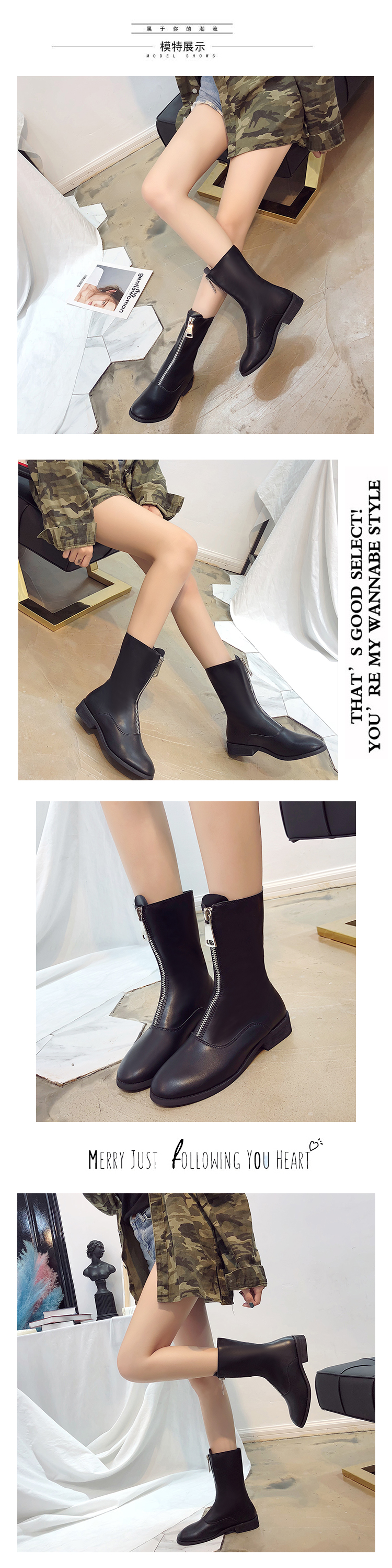 Bottes mi-saison femme OTHER en Caoutchouc - Ref 3250479 Image 8