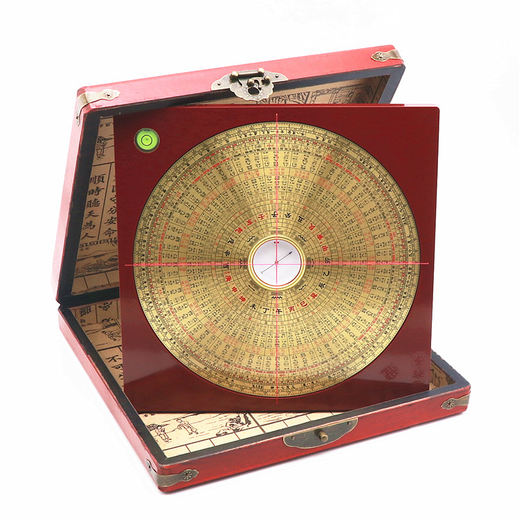 Professional old character number Luo Guoyuan 8 inch RMBthree Xuanair Flying Star 89 Express pure copper Feng Shui compass high-precision beginology