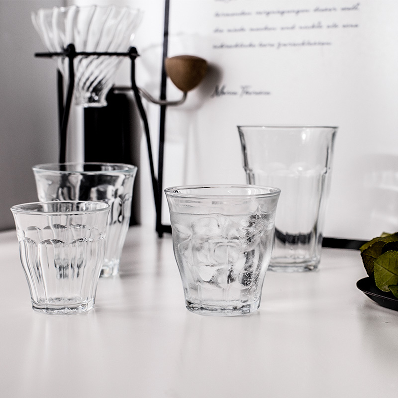 Nordic ins transparent glass-cup European-style cabra with cold-extracted American ice imports Dirty coffee cup-Taobao
