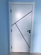 Beautiful Barn Door Era Junyuan Wooden Door Interior Door Bedroom Door Solid Wood Door Soundproof Room Solid Wood Composite Painted Door