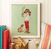 Cross Stitch Electronic Drawing Cross Stitcher 309 Little Pirate Ahoy There