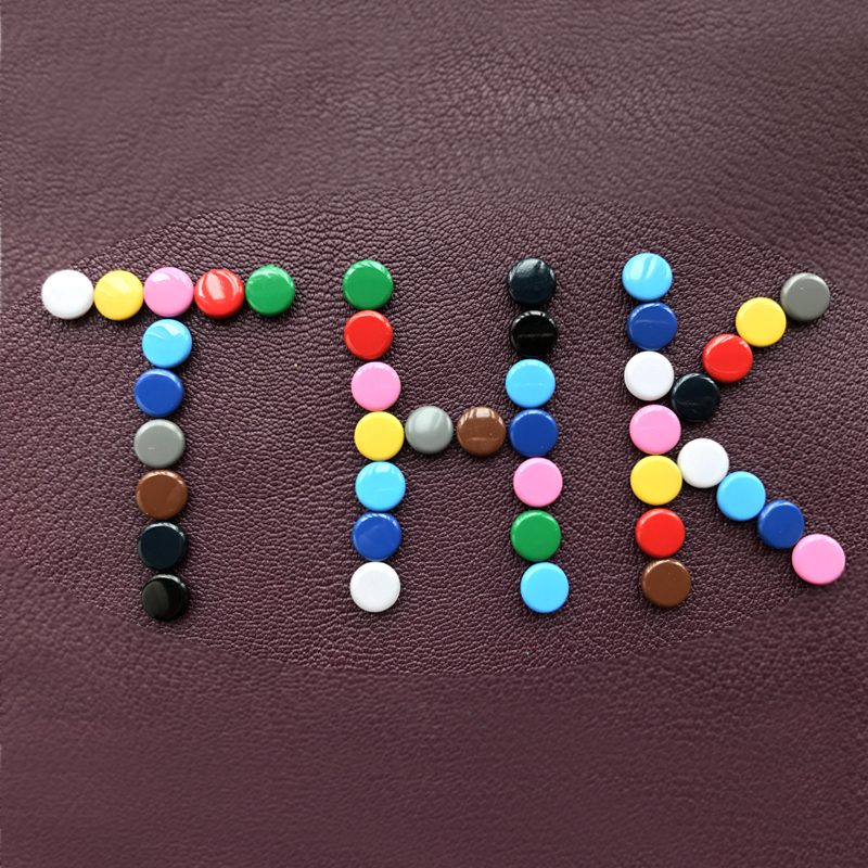 Japanese Thk Snap Fasteners, Colorful S Spring Snap Fasteners, 12.5mm, Hardware Accessories, Snap Buttons, Twenty Sets