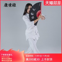 Kangya high-end Taiji clothing competition performance clothing new female cotton linen summer middle-aged Tai Chi martial arts clothing