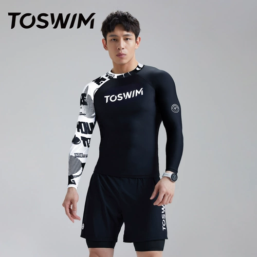 [Специальное разрешение] Мужской купальник и плавки TOSWIM, профессиональное плавание в горячих источниках, отдых на серфинге, большой размер, чтобы предотвратить смущение