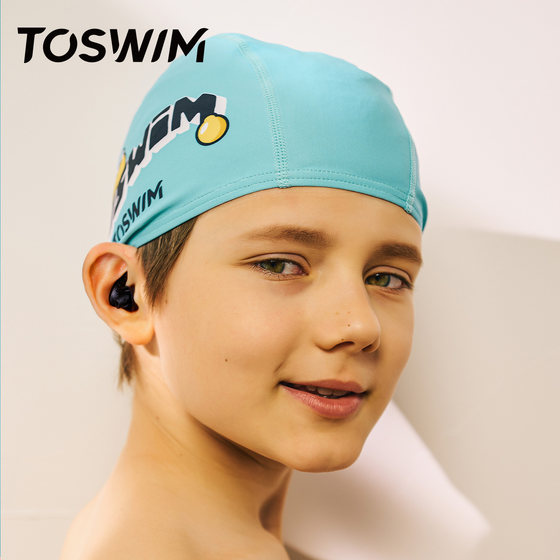 TOSWIM 어린이 수영 귀마개 방수 전문 실리콘 코 클립 세트 어린이 목욕 귀 방지 물 유물