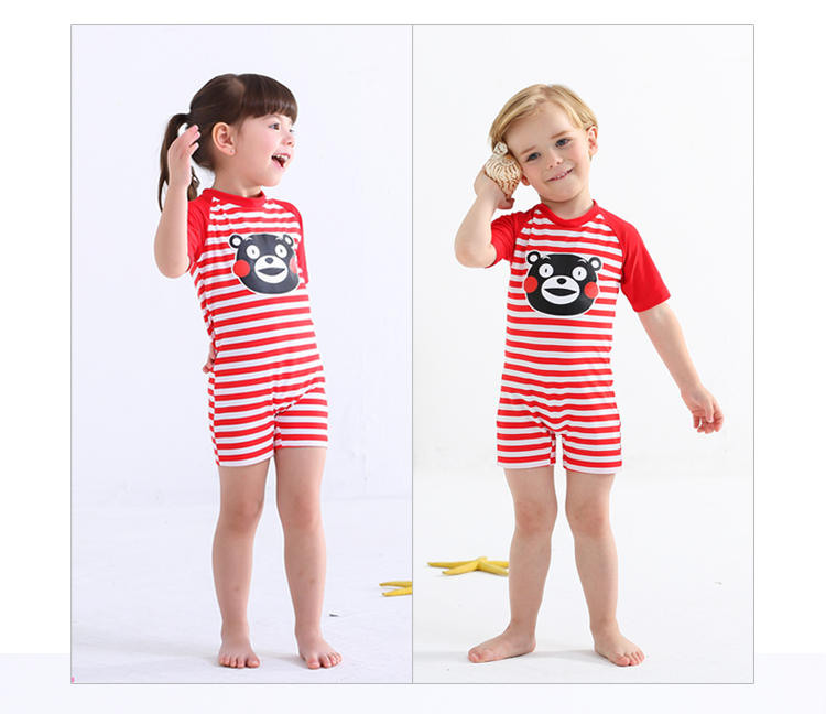 Áo tắm một mảnh của trẻ em Hugmii, bé trai và bé gái, áo tắm cho bé trai, ống thở kỳ nghỉ - Bộ đồ bơi của Kid đồ bơi h&m cho bé gái