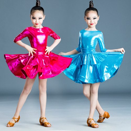 Girls Latin Dance Dresses Latin dance clothing children professional competition for girls