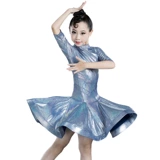 Профессиональная латиноамериканская танцевальная одежда Детская и девочка Профессиональная конкуренция по оформлению выступления танцевальных юбок для девочек