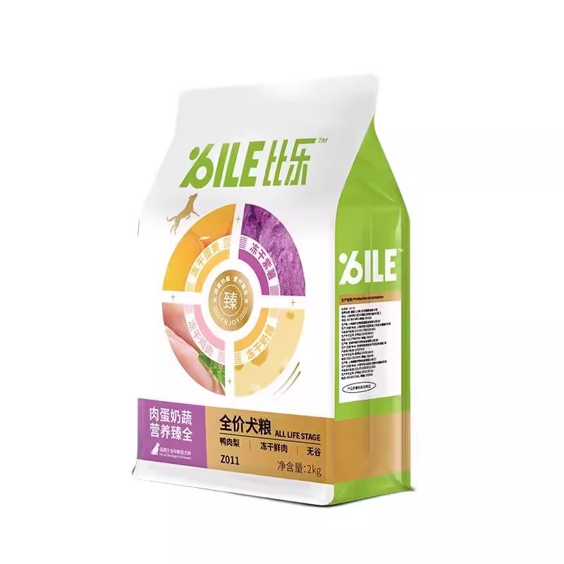 比乐鸭肉梨全价狗粮12kg
