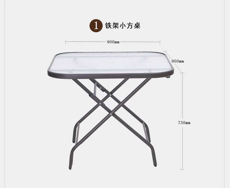 Bàn ngoài trời và ghế kết hợp bộ ban công vườn cà phê ngoài trời đồ nội thất sắt rèn năm mảnh giải trí bàn ghế ô gấp bàn ghế gỗ ngoài trời