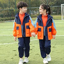 School uniforms for elementary school children three sets of childrens fall class uniforms first grade suit kindergarten garden clothes for autumn and winter clothing