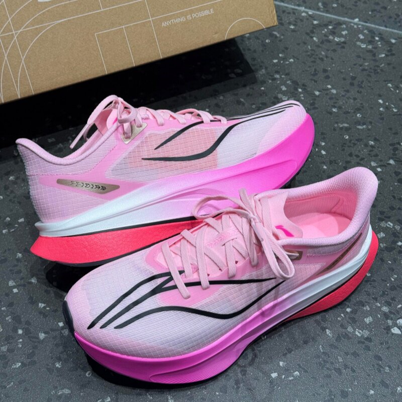 Li Ning Feidian 6C Carbon Plate Running Shoes Men's 2026 Spring New Shock-Absorbing Rebound Breathable Running Shoes Armw003