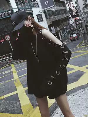 South Korea fried street leak shoulder vests female 2020 New loose bf lazy wind oversize spring and autumn thin ins tide
