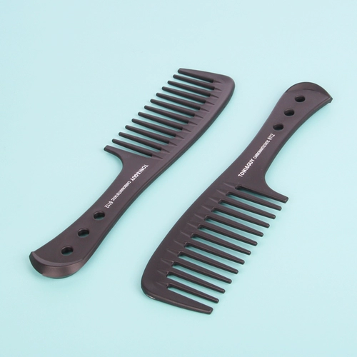 Большие волосы расчесывались, широкая зубная расческа, кудри, длинные прямые волосы, не узлы для женского домашнего пластикового расчески, антистатическая расчесала