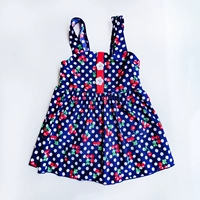 Темно -синяя волна точка маленькая вишня