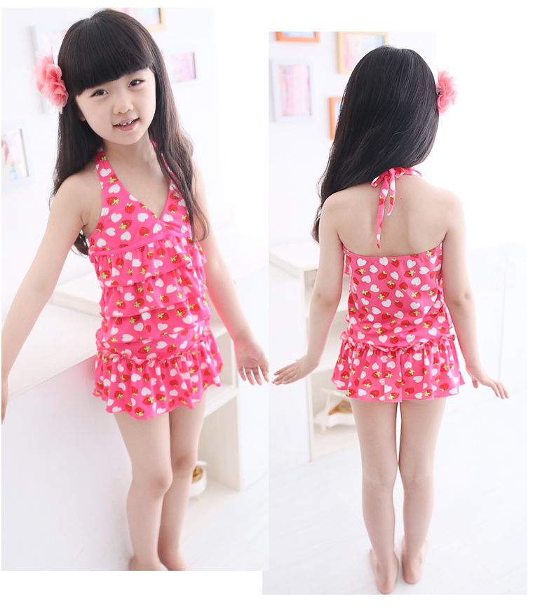 Đồ bơi cho trẻ em Cô gái Chia váy Váy Trẻ em vừa và nhỏ Đồ bơi công chúa Hàn Quốc Đồ bơi cho bé gái dễ thương - Bộ đồ bơi của Kid đồ bơi cho bé sơ sinh