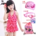 Đồ bơi cho trẻ em Cô gái Chia váy Váy Trẻ em vừa và nhỏ Đồ bơi công chúa Hàn Quốc Đồ bơi cho bé gái dễ thương - Bộ đồ bơi của Kid đồ bơi cho em bé Bộ đồ bơi của Kid