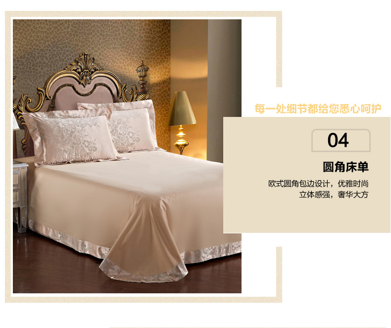 Phong cách châu Âu đám cưới lớn màu đỏ một mảnh vải tròn ba mảnh gối bông đúp 1.8m khăn trải giường cotton - Khăn trải giường ga giuong dep