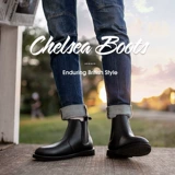 Martens, зимние челси, высокая обувь в английском стиле для кожаной обуви, короткие сапоги, в британском стиле