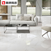 Eagle brand ceramic full cast glaze floor tiles living room tiles background wall glazed tiles 800*800 Carla White
