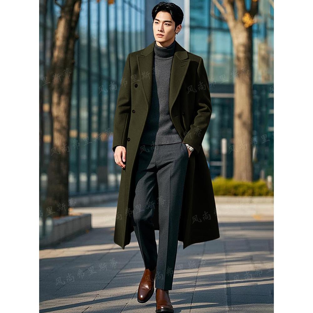 2025秋冬新款双面羊绒呢子大衣：时尚与保暖的双重盛宴
