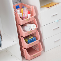 Leisureable Superimposed Plastic Containing Basket Toy Snack basket Kitchen Vegetable Fruit with Vegetable Fruit Containing basket