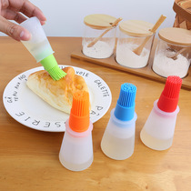 Food grade silicone barbecue brush high temperature resistant oil brush baking tools barbecue oil bottle sweeping kitchenware brush