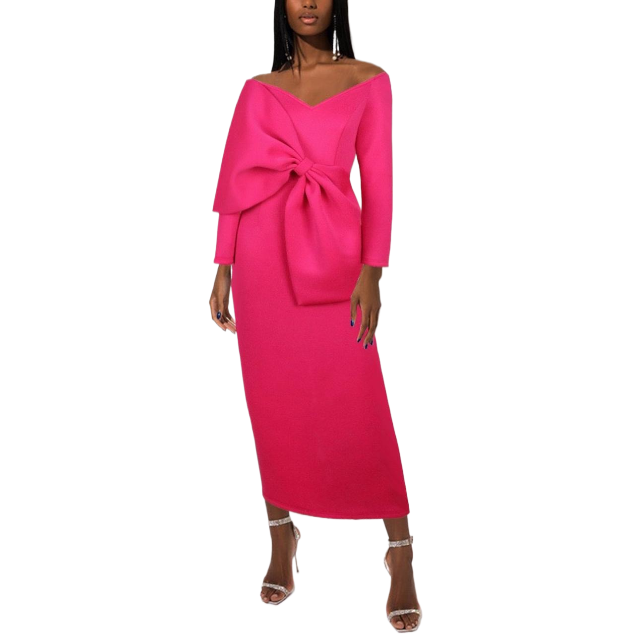 Party Dresses v Neck Bare Shoulder Bowtie Sexy Slim Fit dresses Party Dresses v Neck Bare Shoulder Bowtie Sexy Slim Fit dresses