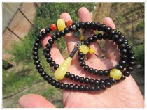 (Carefree Fairy) White nectar wax 108 COCONUT BUDDHA PEARL NECKLACE Not Old Bag Withdrawal