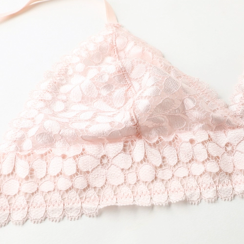 少女美屋 Ультратонкее кружевное сексуальное нижнее белье, бюстгалтер, летний бюстгальтер без косточек, комплект, французский стиль