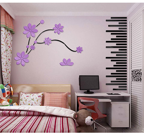 Dán tường 3d 3d stereo sơn sáng tạo phòng khách TV nền dán tường tự dính tường dán tường trang trí - TV tivi