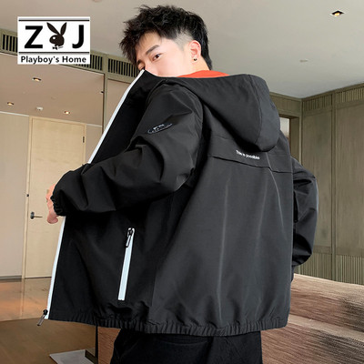 花花公子之家男士运动夹克外套