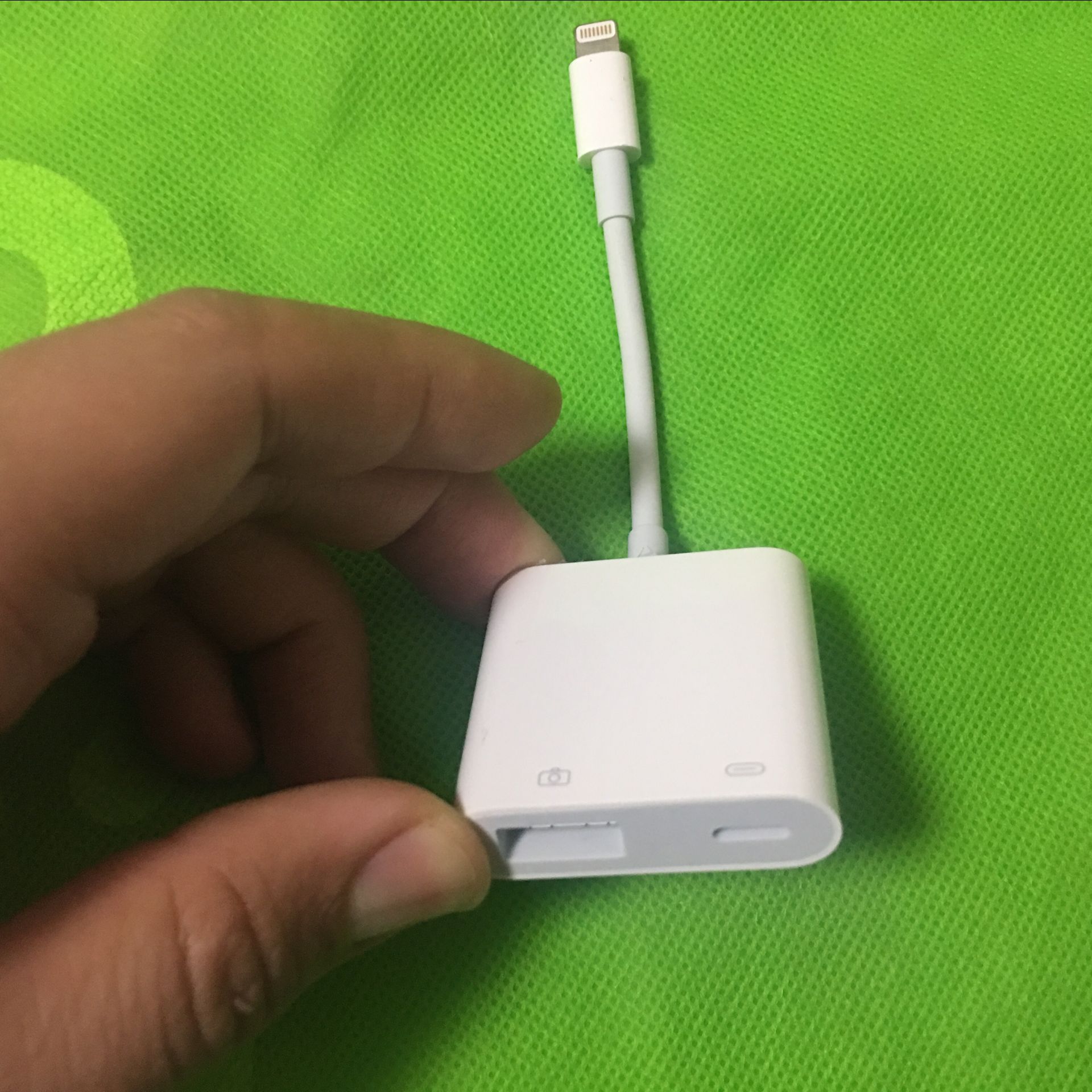 Lightning to usb 3 camera adapter. Lightning to usb 3 camera adapter